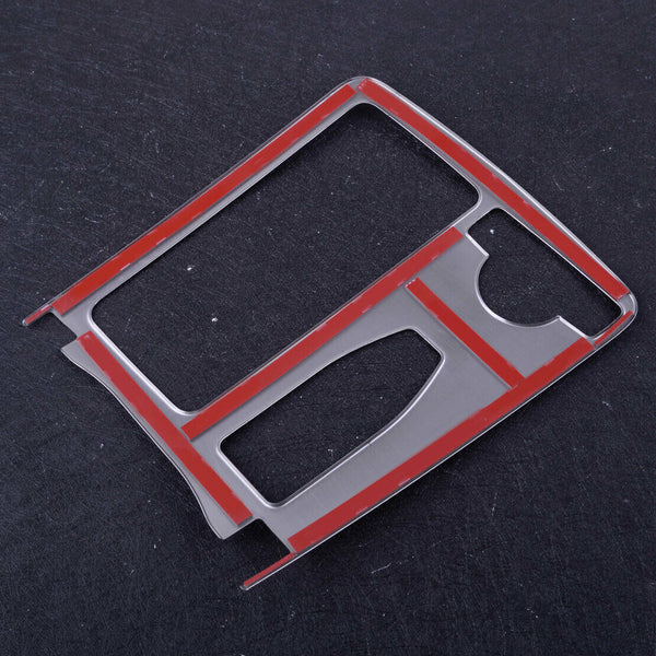 Fit For Benz C-Class W204 11-14 Chrome Look Armrest Cup Holder Panel Frame Trim