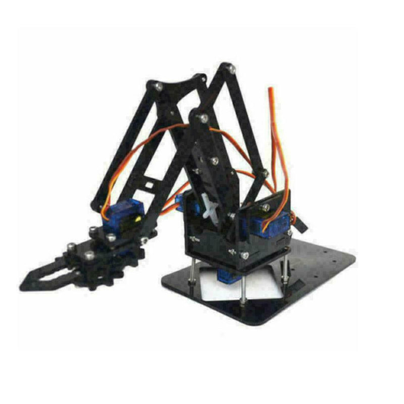 DIY Robot Arm Claw Mechanical Grab Manual DIY Assembly Arm Manipulato S0V7 Z5X6