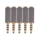 5Pcs 3.5mm OMTP To CTIA Conversion Head For Earphone Headphone Microphone