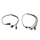 2pcs Splitter Cable Connector for EL Wire Neon Strip Light Accessory