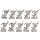 10pcs/lot Charms Christmas stocking Pendants Jewelry Making DIY Handmade CraftJ+