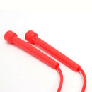 Skipping Rope PVC Adjustable Jump Rope Training Exercise Equipment (Red) A