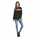 Women's Long Sleeve T Shirts Stitching Casual Loose Pullover Tunic Tops O N