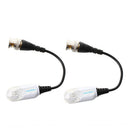 2x Video Transmitter BNC balun Two Wire for CCTV / waterproof camera monito X7J3