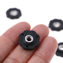 5Pcs M4 Plum Bakelite Hand Tighten Nuts Handle Star Thumb Nuts Manual Nuts OZ