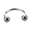 lip tongue Navel ring steel horseshoe