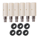 6Pcs Guitar Tuning Pegs Tuners Machine Heads Gear and Pins Parts Style2