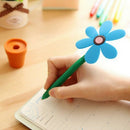 6Pcs Creative Sunflower Ballpoint Pen Cute Flower Pot Modeling Beautiful De