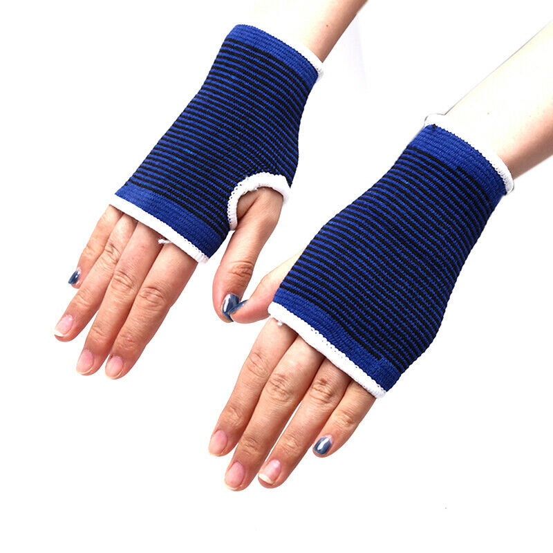 1Pair Polyester Wrist Hand Support Glove Wrist Protect Sweatband Wrist Gu uW