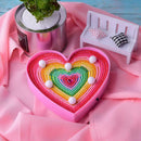 DIY Love Rainbow Diamond Painting Modeling Light Full Drill LED Decor Lamp
