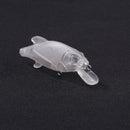 8cm Transparent Blank Lure Bait Unpainted Hookless Hard Bait Fishing Tool