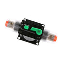 Car Stereo Audio Fuse Holder Inline Inverter 15A DC12V/24V/32V Car Push Button