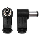 15Pcs Right Angle 5.5mmx2.1mm Male Plug to DC Power Cable Connector Z2C7