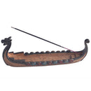 Dragon Boat Incense Stick Holder Burner Hand Carved Carving Censer Ornament M3C6