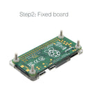 Acrylic Case+Raspberry Pi Zero W USB-A Addon Badusb Board for Raspberry Pi