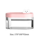 Double Spray Mode Cartoon Air Humidifier Ultrasonic Aroma Diffuser (Pink) A