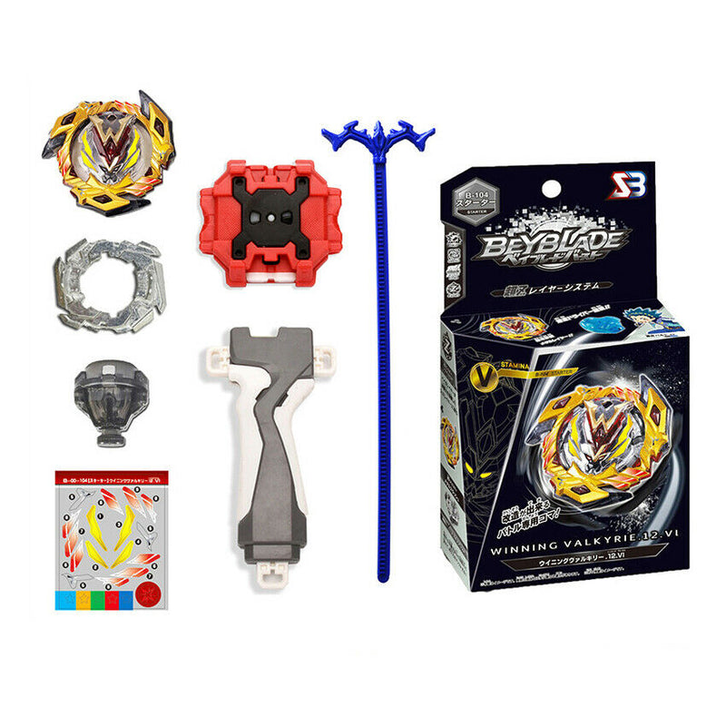 Beyblade Burst Starter B-104 Winning Valkyrie.12.Vl w/ Launcher and Box +Grip