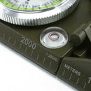 Professional Military Army Metal Sighting Clinometer Camping Compass Hiking C5V7