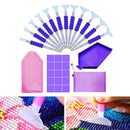 30Pcs 5D Diamond Painting Point Drill Pens Elbow Point Drill Pen with Diamond