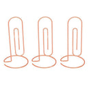 3 Packs Office Memo Holder Stand Table Place Cards Holders Menu Clips, Rose A7I9