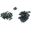 20Sets Fishing Lead Clips Carp Fishing Tackle Tools with Pins Tail Tubes