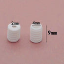 2000x Silicone Cord Locks Toggles Adjustable Lanyard Rope Elastic Cord Stopper