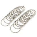 100Pcs 19Mm Loose Leaf Binder Rings Key Rings Book Rings Binder Rings for S J7K1