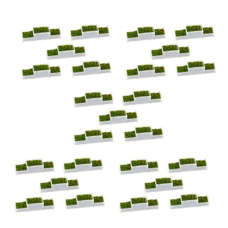 25 Pack N Gauge 1:150 Flower Beds Set for Parking Scenery Layout Diorama