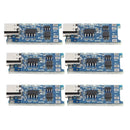 5pcs TP4056 4.5V-5V 1A Lithium Battery Charger Module w/USB Type-C Protection