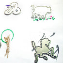 Chinese Zodiac cutting dies stencil scrapbook album paper embossing craft JC%x
