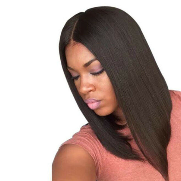 Fashion Full Wig Hair Products U Part Human Hair Wigs Straight Long Hair Wig