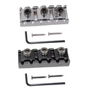 2 Pcs of Pack Guitar String Locking Nut w/ Wrench Screws for Electric Guitar