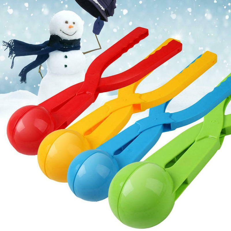 Winter Plastic Snowball Clip Kids Snow Sand Ball Maker Mold Toys (Single)