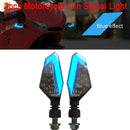 2PCs Universal Blinkers Warning Lamp Motorcycle LED Turn Signal Lights Dayt BX