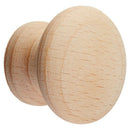 20Pcs 33Mm Round Wooden Cabinet Knob Cabinet Drawer Drawer Door Handle Furn