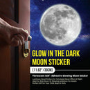 Moon Glow in the Dark Wall or Ceiling Stickers Glow in The Dark Moon 30cm N