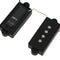 1set 4 String Noiseless Pickup Black for Precision P Bass Replacement