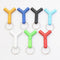 3.5mm Stereo Audio Jack Male Earphone  2 Way Y-Splitter Adapter Keyring ES