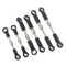6 Pieces Metal Steering Linkage Pull Rods for Wltoys 144001 1/14 RC Buggy