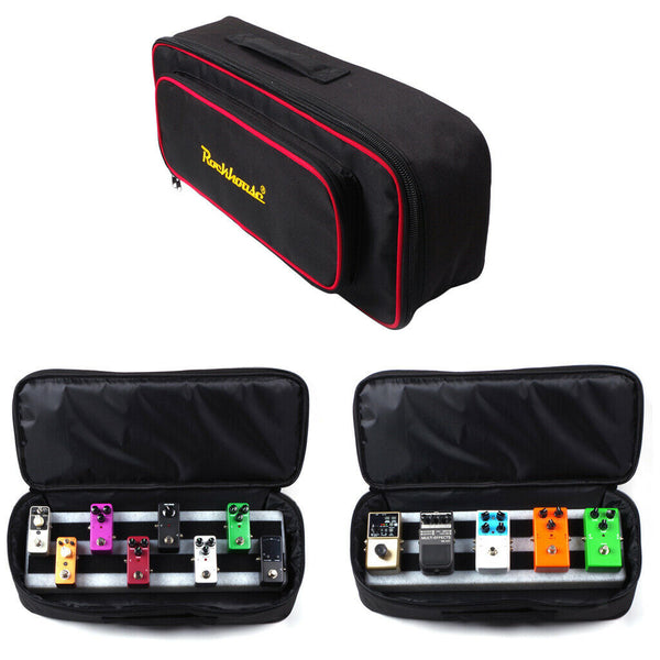 Guitar Effects Pedal Board Bag Padded Utility Pedalboard Storage Holder