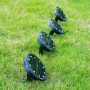 1pc LED Solar Ground Lights Waterproof Outdoor Garden Landscape Lamp (Warm)