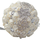 Artificial Wedding Bouquets Hand Made Flower Rhinestone Bridesmaid Crystal