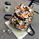 New Fashion Women PU Leather Mini  Backpack Hit Color Cute Shoulder Bag