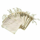 12pcs Jute Linen Burlap Drawstring Candy Jewelry Pouches HOT Gift Bag