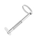 5x76mm Stainless Steel Quick Release Pin with ring for Boat Bimini Top Deck