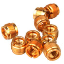 5Pcs/Set Microphone Mic Screw Clip Thread Adaptor 3/8" To 5/8"Connector Golde TO