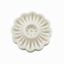 50g Round Moon Cake Mold Mooncake Mould Flower Stamps Baking Tools 6 St RGJ