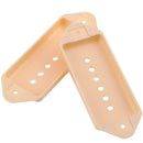 2pcs/set 50/52mm 6-String Plastic Pickup Covers for Electric Guitar(Yellow) A