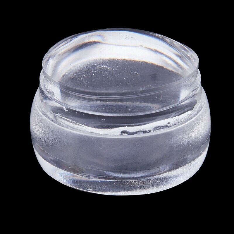 1 Set Scrub Clear Nail Art Seal Printing Big Stamper Stamping Transfer + Sc E1E8