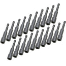 20pcs Nut Driver Set Drill Bit Adapter - Hex Shank Adapter Power Socket Adapter